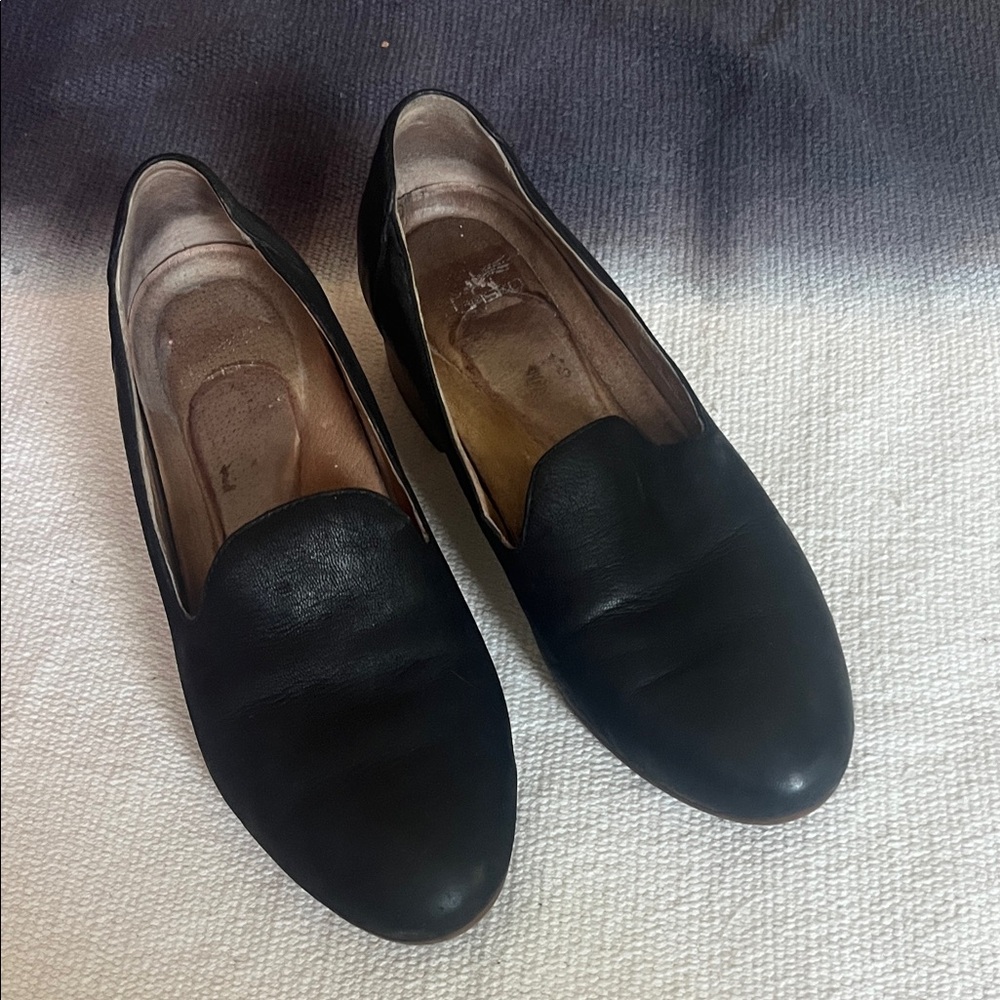 Dansko Black Leather heels